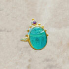 Δαχτυλίδι σκαραβαίος γυαλί Βενετίας, Venetian glass scarab ring tonia makri jewellery greece